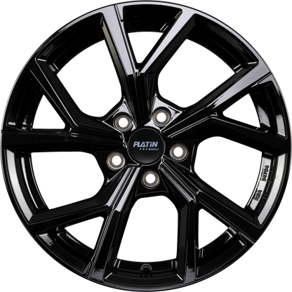Platin P 115 Black Shiny Alufelge 7.5x18 Zoll ET50.5 LK 5x108 ML63.4