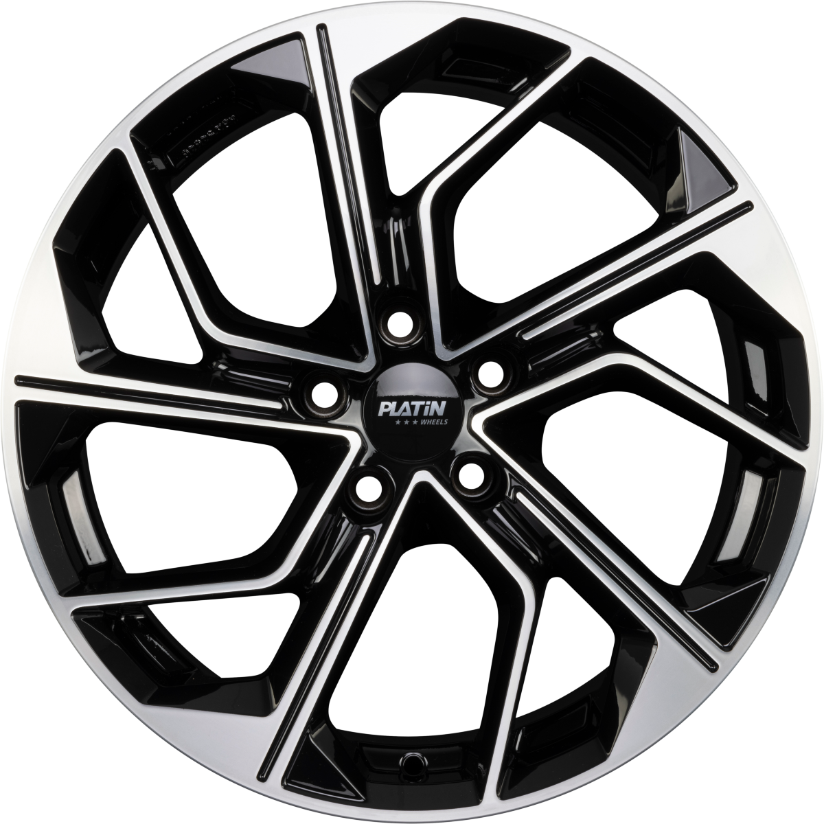 Platin P 116 Black Polished Alufelge 9x20 Zoll ET40 LK 5x112 ML66.6