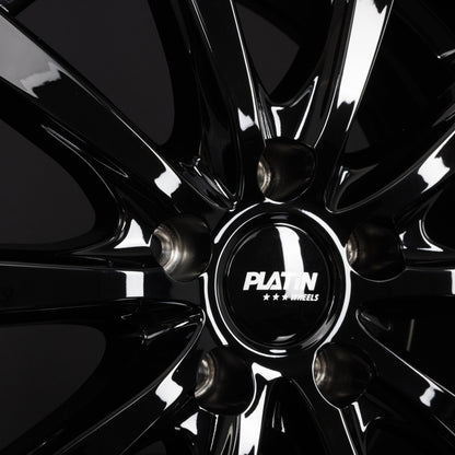 Platin P 69 Black Shiny Alufelge 6.5x16 Zoll ET37.6 LK 4x108 ML65.1 – Bild 5