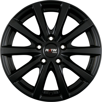 Platin P 69 Schwarz Matt Alufelge 6.5x16 Zoll ET46.1 LK 5x112 ML57.1