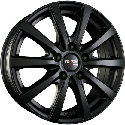 Platin P 69 Schwarz Matt Alufelge 6.5x16 Zoll ET46.1 LK 5x112 ML57.1 – Bild 2