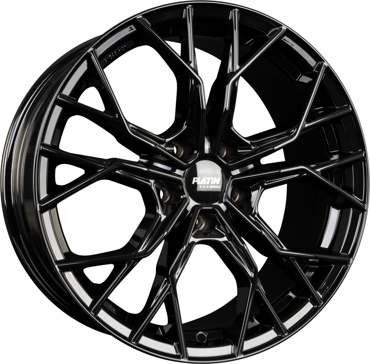 Platin P 118 Black Alufelge 7.5x18 Zoll ET42 LK 5x108 ML73.1 – Bild 2