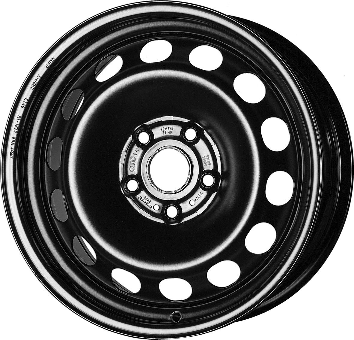 MWD 16195 Stahlfelge 7x16 Zoll ET40 LK 5x112 ML57