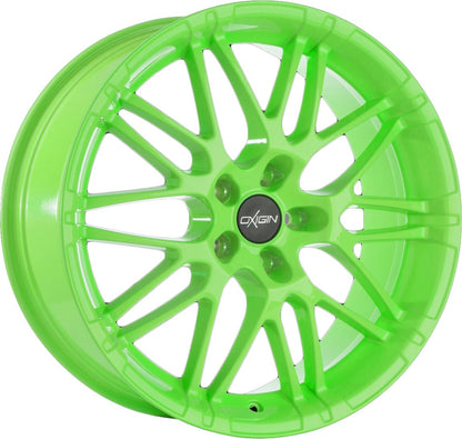 Oxigin 14 Oxrock neon green Alufelge 8.5x18 Zoll ET35 LK 5x112 ML72.6