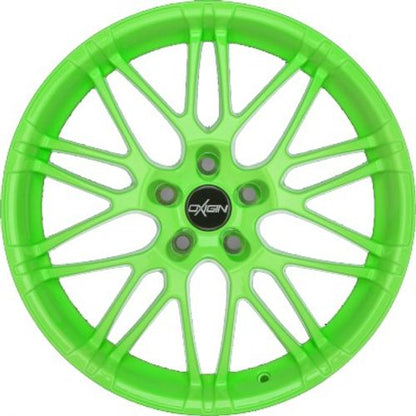 Oxigin 14 Oxrock neon green Alufelge 8.5x18 Zoll ET35 LK 5x112 ML72.6 – Bild 2
