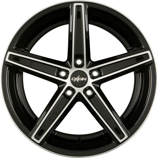 Oxigin OX18 Concave Black Full Polish (BFP) Alufelge 9x21 Zoll ET45 LK 5x112 ML66.6