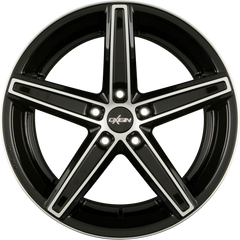 Oxigin OX18 Concave Black Full Polish (BFP) Alufelge 9x21 Zoll ET45 LK 5x112 ML66.6