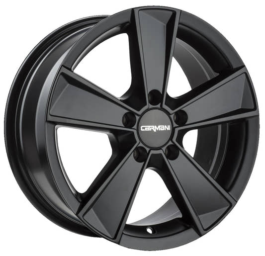 Carmani 10 Flash black matt Alufelge 6.5x16 Zoll ET46 LK 5x112 ML57.1