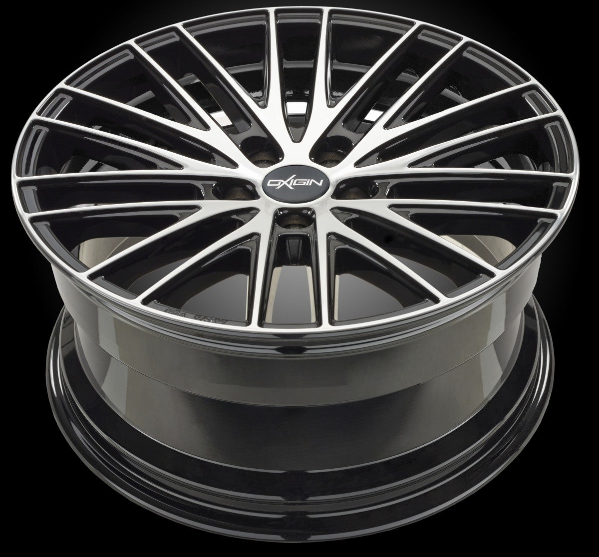 Oxigin 19 Oxspoke black full polish Alufelge 8.5x19 Zoll ET42 LK 5x114.3 ML72.6 – Bild 3