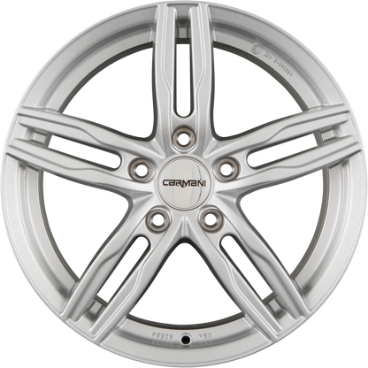 Carmani CA14 Paul Kristall Silber (KS) Alufelge 7x16 Zoll ET38 LK 5x114.3 ML72.6