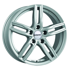 Carmani 14 Paul kristallsilber Alufelge 6.5x16 Zoll ET38 LK 5x100 ML63.4