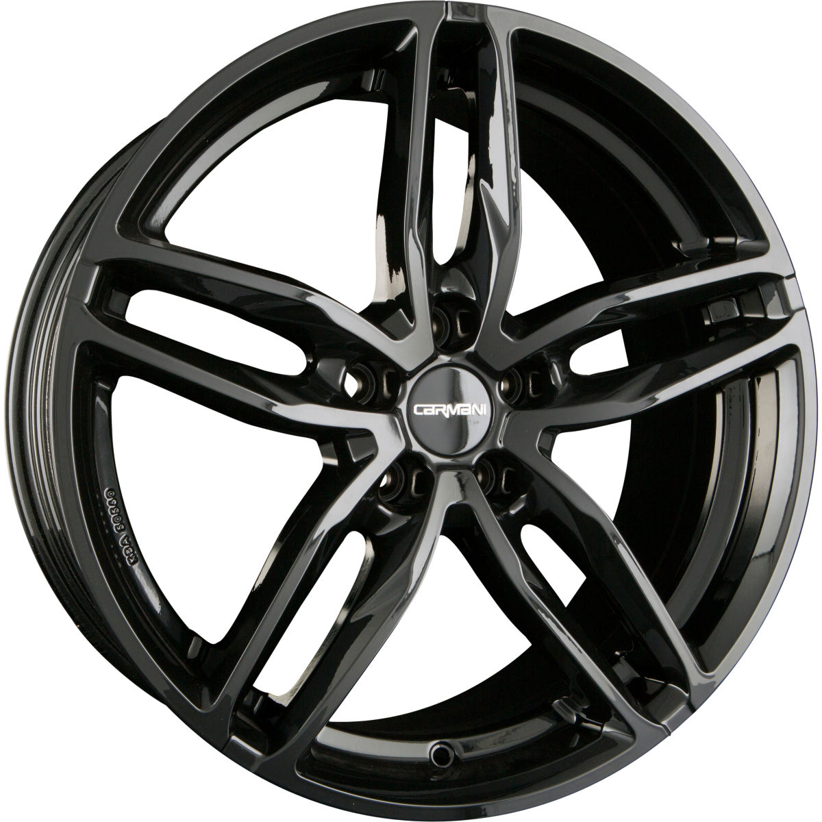 Carmani CA13 Twinmax Black (B) Alufelge 8x18 Zoll ET35 LK 5x114.3 ML72.6 – Bild 2