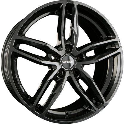 Carmani CA13 Twinmax Black (B) Alufelge 8x18 Zoll ET35 LK 5x114.3 ML72.6 – Bild 2