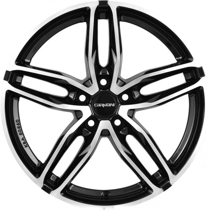Carmani 13 Twinmax black polish Alufelge – Bild 2