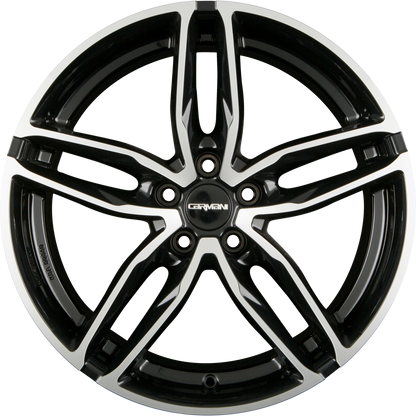 Carmani CA13 Twinmax Black Polish (BP) Alufelge 8x18 Zoll ET45 LK 5x114.3 ML72.6