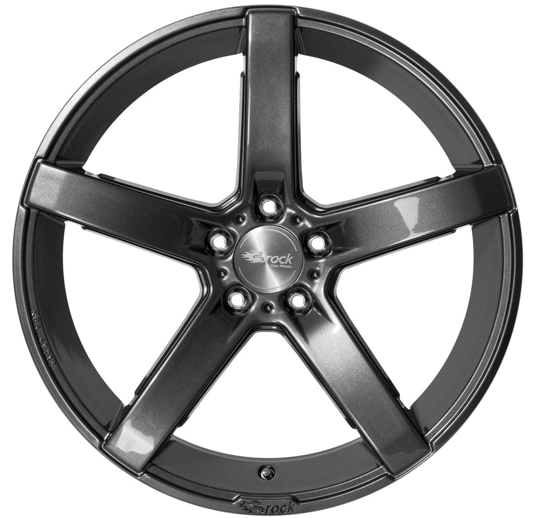 Brock B35 titan-metallic lackiert 7.5x17 ET49 - LK5/112 ML57.1