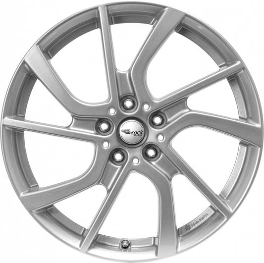 Brock EB1 kristallsilber lackiert 5x19 ET43 - LK5/112 ML66.7