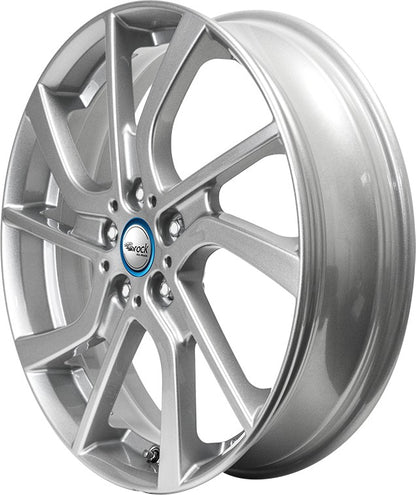 Brock EB1 kristallsilber lackiert 5x19 ET43 - LK5/112 ML66.7
