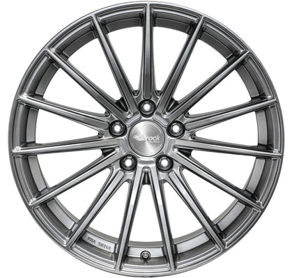 Brock B36 hyper-silber lackiert 8.5x19 ET44 - LK5/108 ML72.6