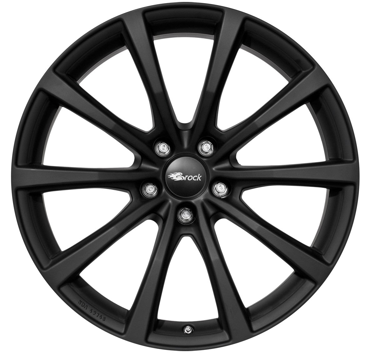 Brock B32 schwarz-matt lackiert 7.5x18 ET44 - LK5/112 ML66.6