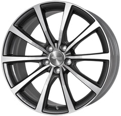 Brock B32 himalaya-grey front-poliert Alufelge 7.5x18 Zoll ET50.5 LK 5x114.3 ML67.1