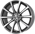 Brock B32 himalaya-grey front-poliert Alufelge 7.5x18 Zoll ET45 LK 5x114.3 ML72.6