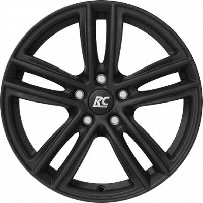 RC-Design RC27 schwarz-matt lackiert Alufelge 7.5x17 Zoll ET46 LK 5x114.3 ML67.1 – Bild 2