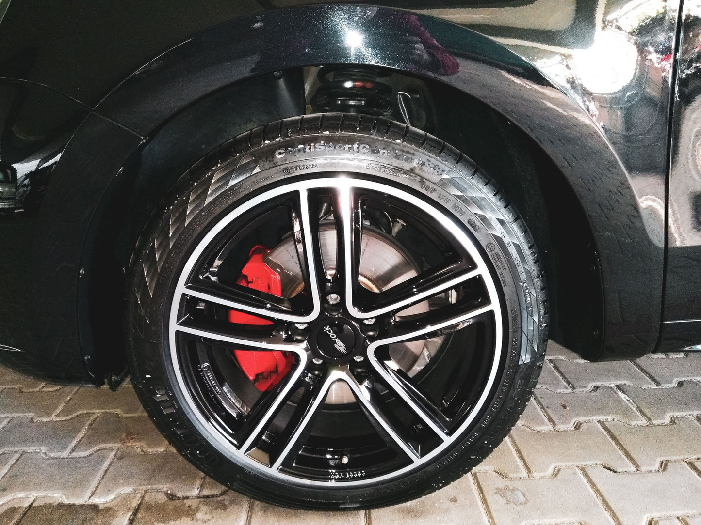 RC-Design RC27 schwarz front-poliert Alufelge 8x18 Zoll ET55 LK 5x108 ML63.4 – Bild 3