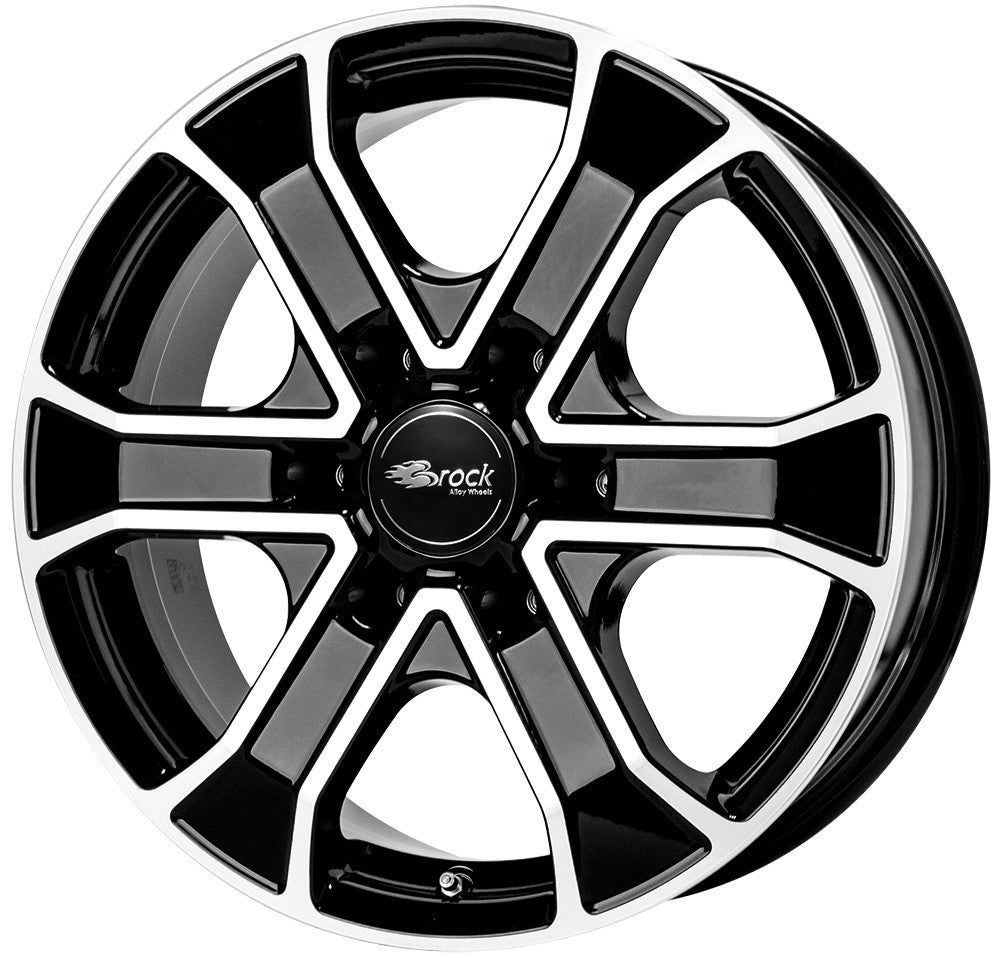 RC-Design RC31 schwarz front-poliert Alufelge 8x18 Zoll ET48 LK 6x139.7 ML92.4