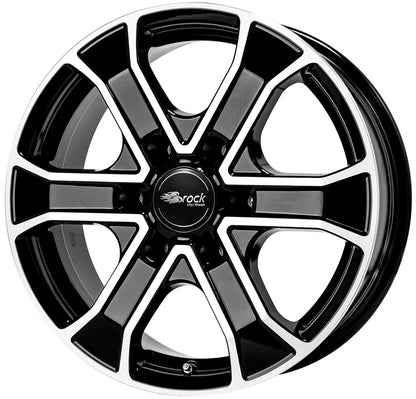 RC-Design RC31 schwarz front-poliert Alufelge 8x18 Zoll ET53 LK 6x130 ML84.1
