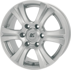 RC-Design RC14 SUV 6-Loch kristallsilber lackiert Alufelge 7.5x17 Zoll ET40 LK 6x114.3 ML66.1