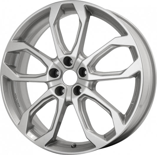 RC-Design RE1 kristallsilber Alufelge 6.5x20 Zoll ET33 LK 5x114.3 ML66.1