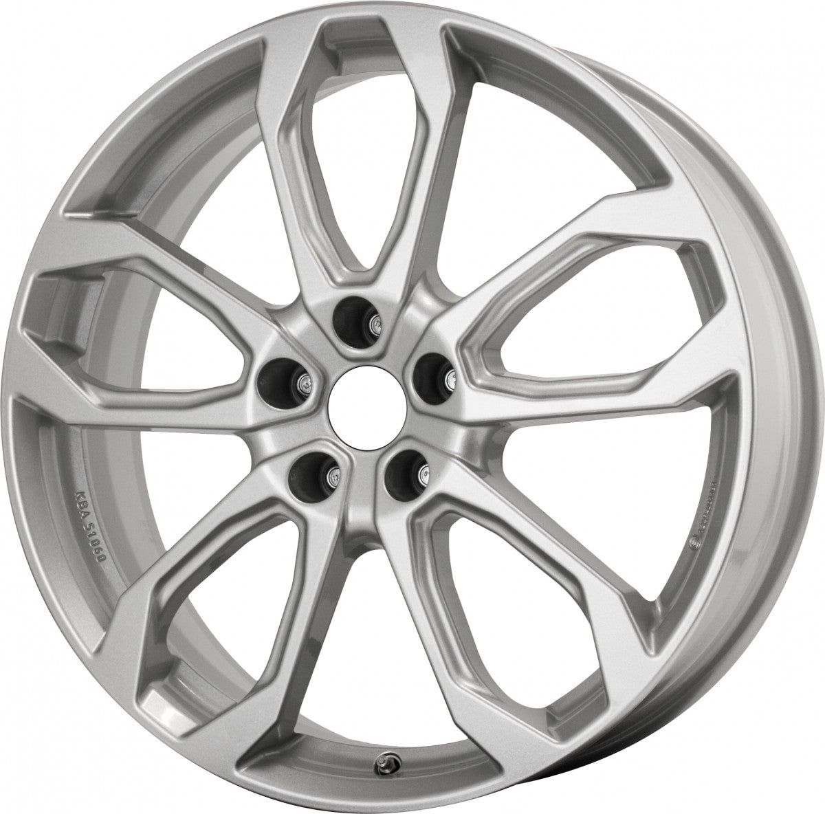 RC-Design RE1 kristallsilber Alufelge 6.5x20 Zoll ET33 LK 5x114.3 ML66.1