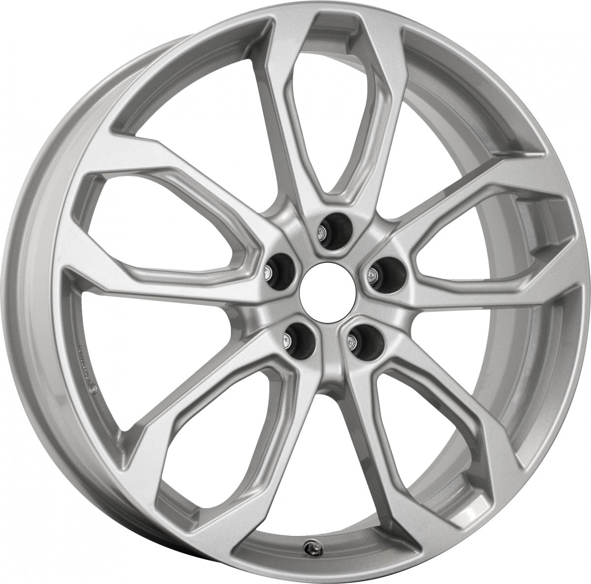RC-Design RE1 kristallsilber Alufelge 6.5x20 Zoll ET33 LK 5x114.3 ML66.1 – Bild 3