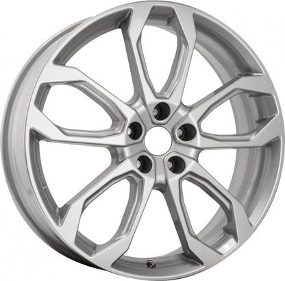 RC-Design RE1 kristallsilber Alufelge 6.5x20 Zoll ET33 LK 5x114.3 ML66.1 – Bild 3