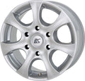 RC-Design Matrix-T kristallsilber lackiert Alufelge