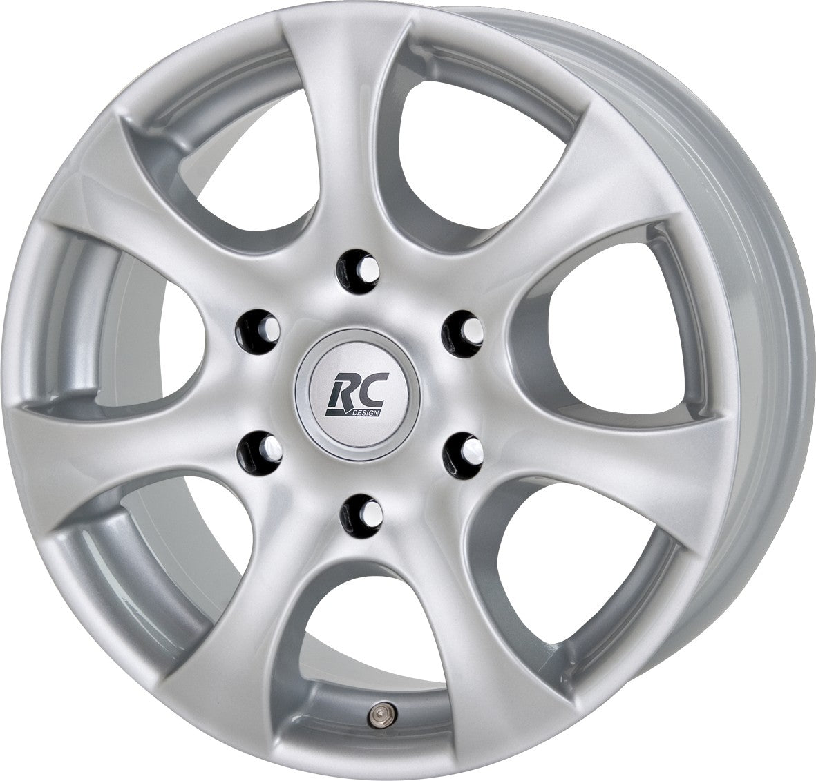 RC-Design Matrix-T kristallsilber lackiert Alufelge