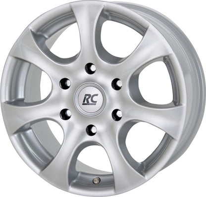 RC-Design Matrix-T kristallsilber lackiert Alufelge