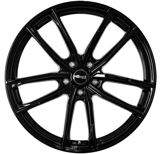 Brock B38 schwarz lackiert 8x18 ET33 - LK5/110 ML65.1