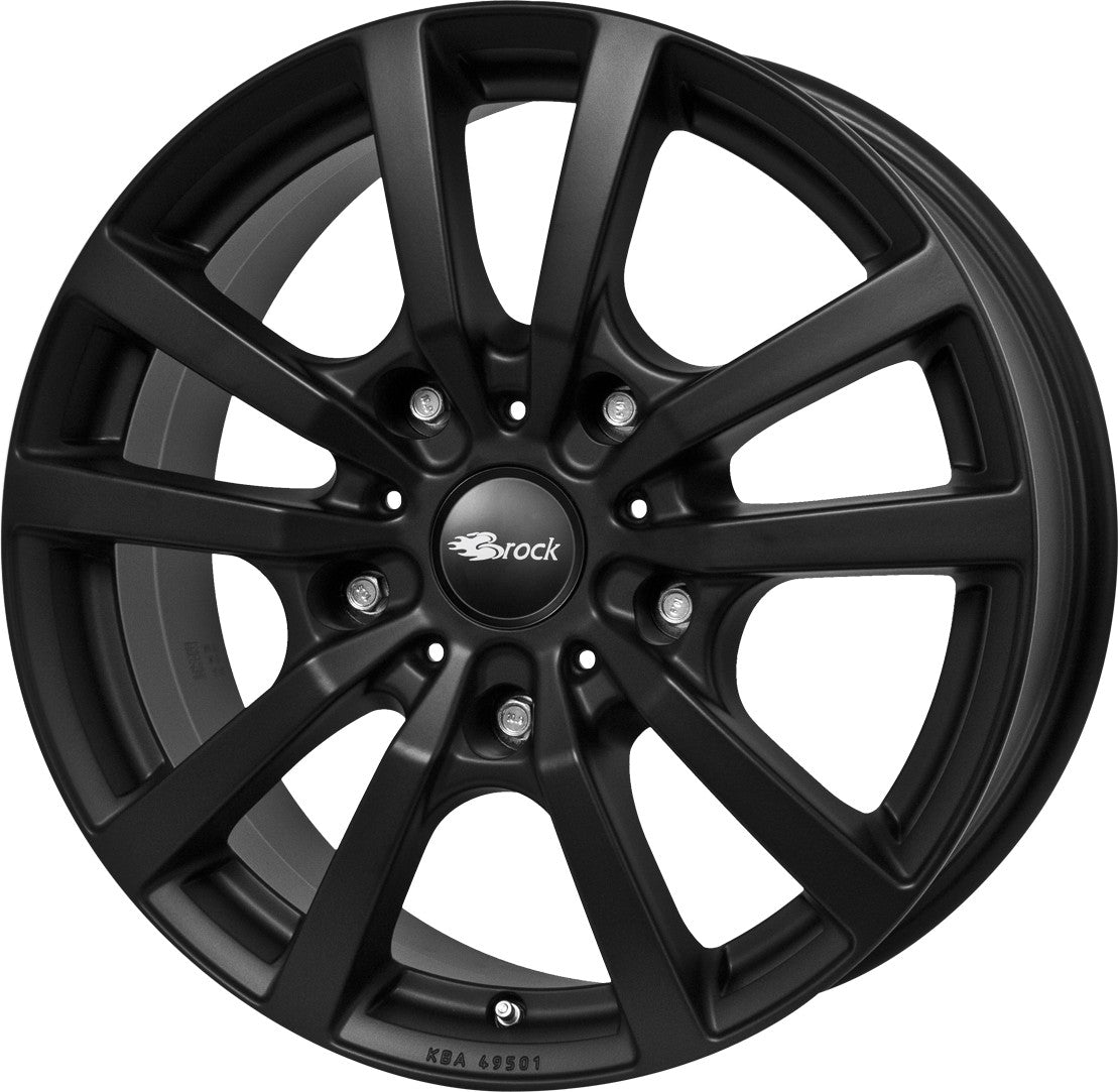RC-Design RC25T schwarz-matt lackiert Alufelge 7.5x18 Zoll ET50 LK 5x160 ML65.1