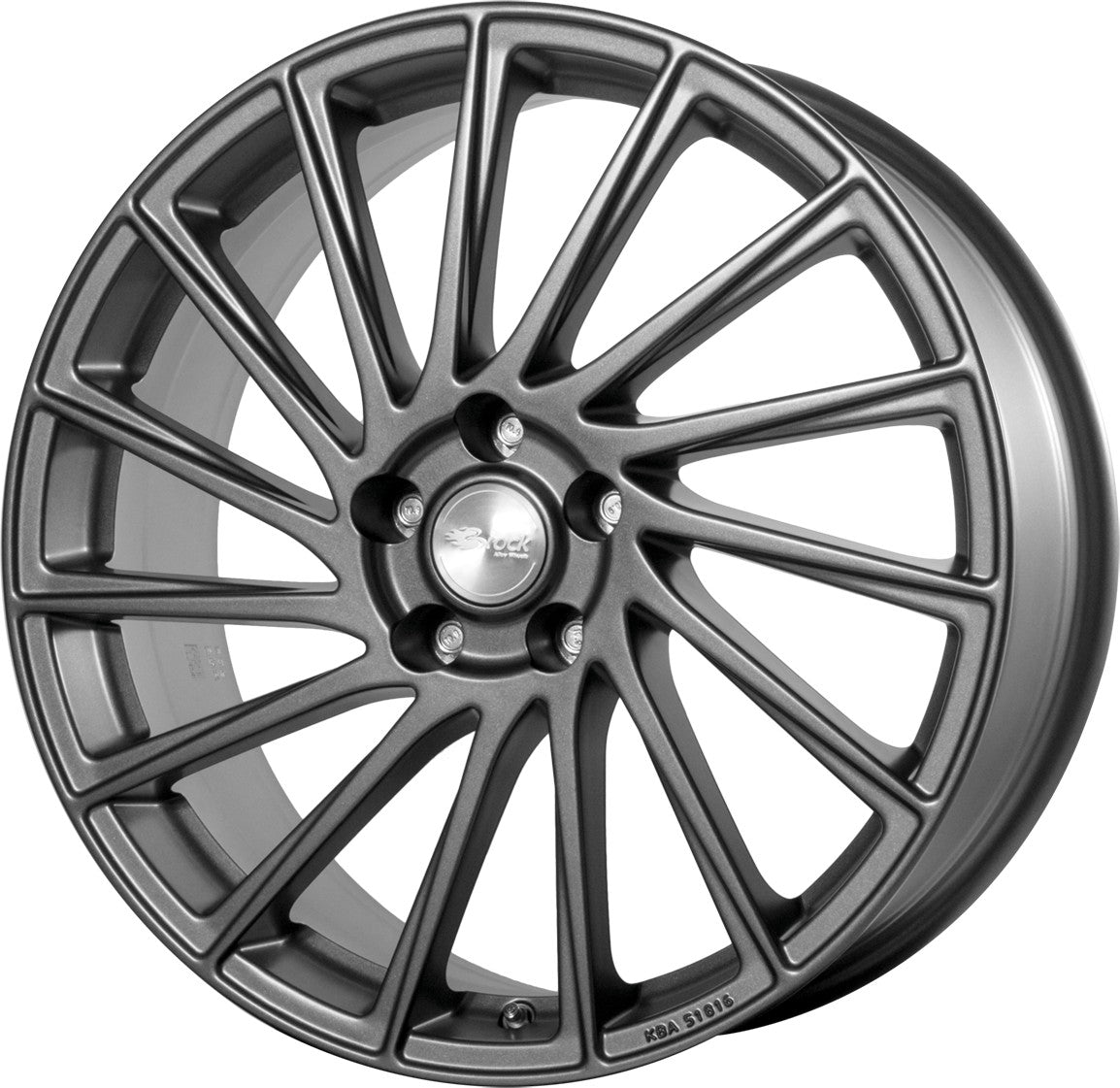 Brock B39 himalaya grey matt 7x17 ET45 - LK5/114.3 ML72.6