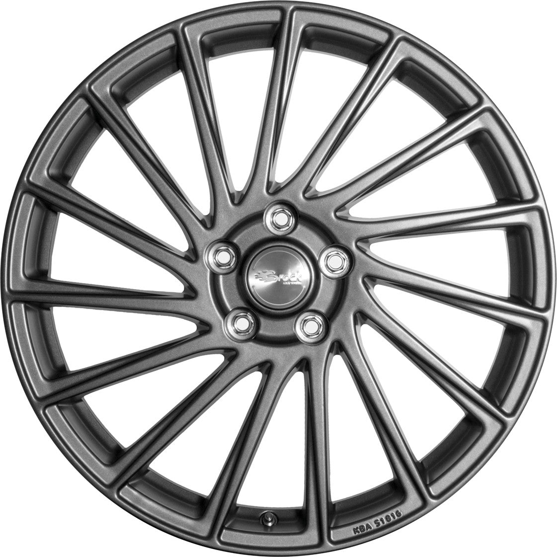 Brock B39 himalaya grey matt 7x17 ET25 - LK4/108 ML65.1