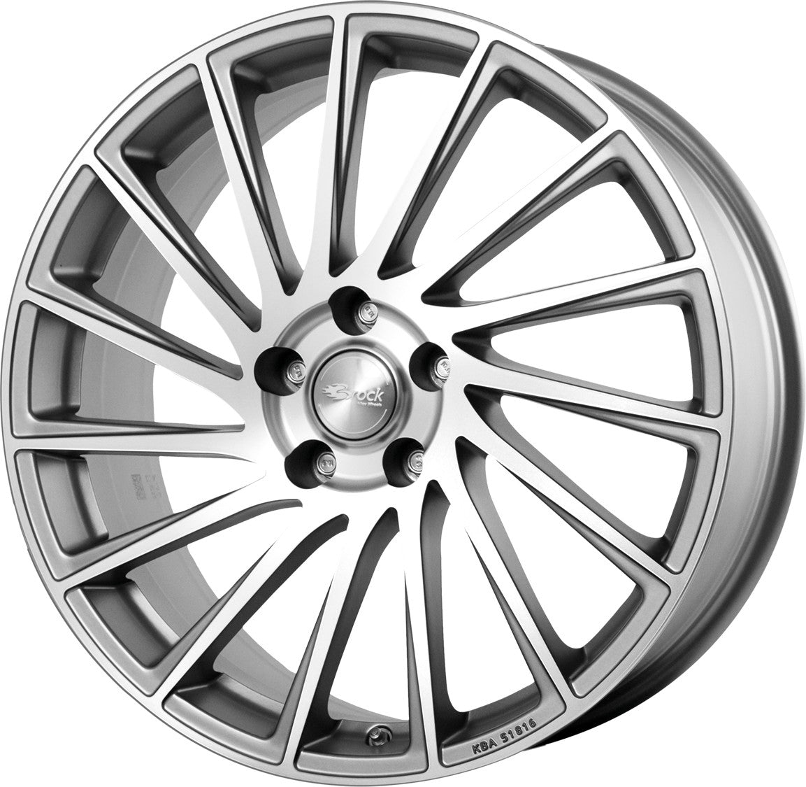 Brock B39 ferric grey voll-poliert 7x17 ET45 - LK5/108 ML63.4