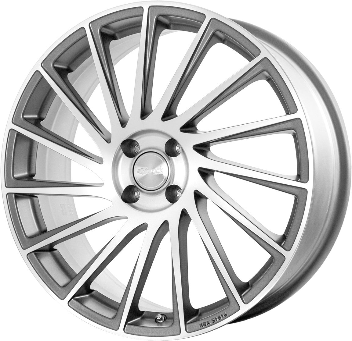 Brock B39 ferric grey voll-poliert 7x17 ET45 - LK5/108 ML63.4