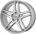 RC-Design RCD17 kristallsilber lackiert Alufelge 7x17 Zoll ET48.5 LK 5x112 ML66.6