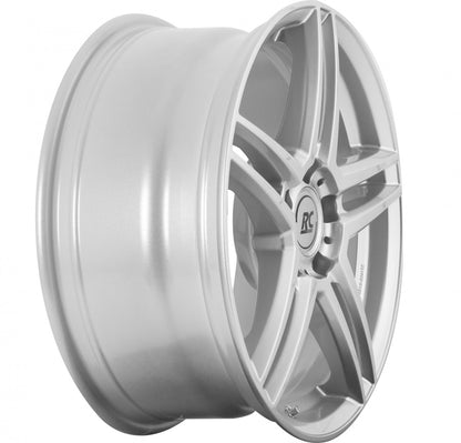 RC-Design RCD17 kristallsilber lackiert Alufelge 7x17 Zoll ET48.5 LK 5x112 ML66.6 – Bild 3