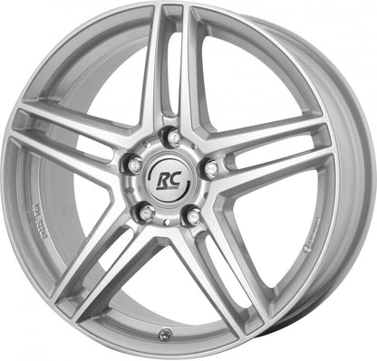 RC-Design RCD17 kristallsilber lackiert Alufelge 8x18 Zoll ET38 LK 5x112 ML66.6
