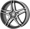 RC-Design RCD17 himalaya-grey front-poliert Alufelge 8.5x19 Zoll ET57 LK 5x112 ML66.6
