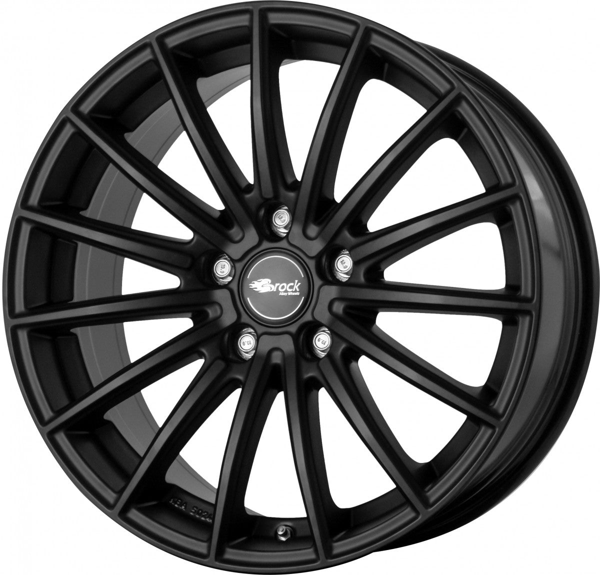 Brock B36 satin-black lackiert 7.5x17 ET45 - LK5/112 ML66.6