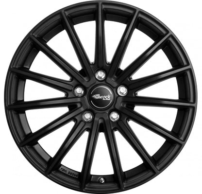 Brock B36 satin-black lackiert 8.5x19 ET30 - LK5/112 ML66.6